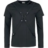Vixxsin T-shirt manches longues Gothic de - Haut Cobain - L - XXL - pour Homme - noir - Taille XXL