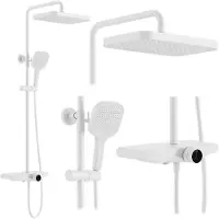 REA Kit De Douche Bari White