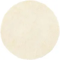 vidaXL Tapis shaggy à poils longs NAVARRA crème 120x120 cm polyester