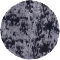 vidaXL Tapis Shaggy à poils longs NAVARRA gris foncé 240x240 cm
