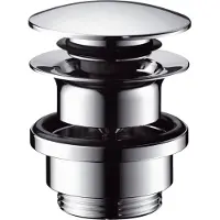 Hansgrohe Garniture d'écoulement Push-Open chromée, 1 pièce.