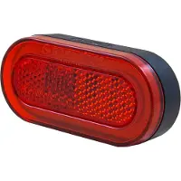 Spanninga Halo Xe E-bike 50 Mm Rear Light Rouge