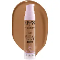 Nyx Anti-Cernes Sérum Correcteur Bare With Me, Fini Naturel, Couvrance Moyenne, Teinte : Deep Golden (09)