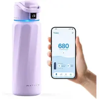 WaterH Bouteille connectée Boost 946ml- Violet - B003PR