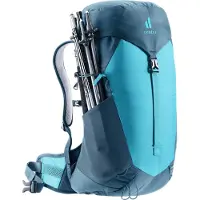 Deuter Sac à dos de sport bleu cyan / bleu chiné