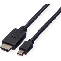Roline Mini DisplayPort Câble, Mini DP - HDTV, M/M, 2 m