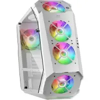 Mars Gaming Premium Mc51 Rgb Crystal Boîtier tour PC blanc blanc One Size