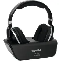 Technisat Casque sans fil, batterie rechargeable : 2x700 mAh, station d'accueil sw