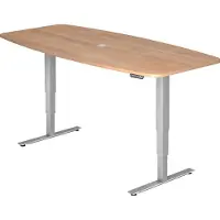 Hjh OFFICE PRO Konferenztisch elektrisch H-verstellb. 620-1270mm