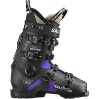 Salomon - Chaussures de ski all-mountain - Shift Pro 90 AT GW W Black/Ultra Violet pour Femme en Aluminium - Taille 42 2/3-43 1/3 - Noir