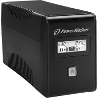 BlueWalker PowerWalker VI 650 LCD - Onduleur - CA 220/230/240 V - 360 Watt - 650 VA 7 Ah - USB