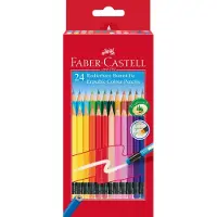 Faber-Castell Crayons de couleur effaçables (24x)