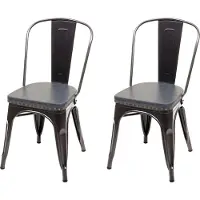 MCW Chaise de salle à manger -H10e (lot de 2)