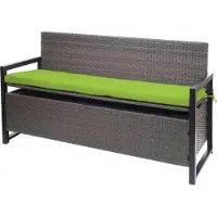 Mendler Poly-Rattan Banc 3 places -F39