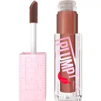 Maybelline Gloss Repulpant Hydratation Longue Durée avec Acide Hyaluronique et Piment Chilli (teintes variées) - Cocoa Zing