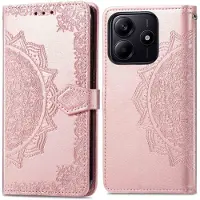 IMoshion Etui de télephone Mandala pour Xiaomi Redmi Note 14 (5G) - Rose Doré