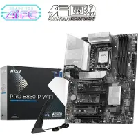 MSI PRO B860-P WIFI carte mère Intel B860 LGA 1851 (Socket V1) ATX