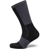 Icebreaker Chaussettes de Course Icebreaker Homme Merino Run+ Ultralight Crew Black/Graphite-Pointure 44,5 - 46,5