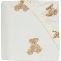 Jollein Drap Housse 70x140 Cm Jersey Teddy Bear - Jollein