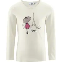 Happy girls T-Shirt taupe / gris foncé / bourgogne / blanc