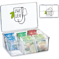 Sans marque Boîte à thé, Accessoires de thé, Transparent