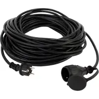 REV Extension Ip44 Extender 10 M Noir