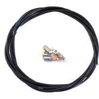 Hope Braided Brake Hose Olive Kit Noir