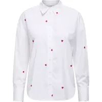 JDY Chemisier rouge / blanc