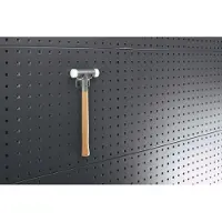 Bott Double crochet avec plaque de support large, Ø 6 x P 75 mm, 5 p.