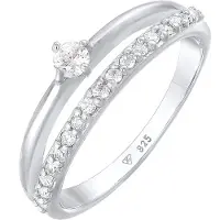 Elli Bague argent / transparent