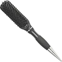 KENT.SALON Narrow Paddle Hair Brush Argenté