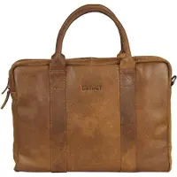 Dstrct Limited Leder -Laptop -Tasche - 15,6 Zoll - braun (15.60"), Sac pour notebook, Marron