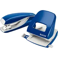 Leitz Perforateur de bureau NeXXt 5008 + agrafeuse NeXXt 5502 en kit (30 feuilles)