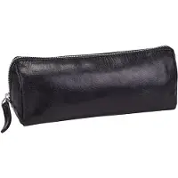 Leonhard heyden Cuir trousse à crayons Cambridge Pencil Case Black noir