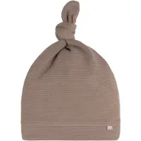Babys Only Bonnet nouée Pure moka - 3-6 mois
