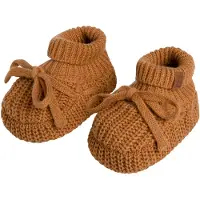 Babys Only Chaussons teddy Soul caramel - 0-3 mois