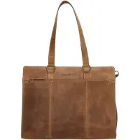 Hide & Stitches & Stitches Idaho Laptoptas 15,6 inch (38 cm) - Bruin (15.60"), Sac pour notebook, Marron
