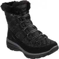 SKECHERS Relaxed Fit - Easy Going - Moro Street 167204-BLK, Chaussures d'hiver, Femme, Noir