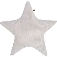 Babys Only Coussin étoile teddy Sense caillou gris