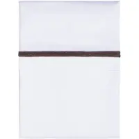 Babys Only Drap berceau ruban tricoté cacao/blanc