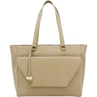 Mosz Dames Laptoptas / Werktas / Laptoptas / Schoudertas - Vide - - Denise - zwart (15.60"), Sac pour notebook, Noir, Beige