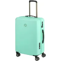 Princess Traveller Prinzessinreisende PT01 Deluxe - Reiokoffer - Pacific Mint - M - 67 cm, Valise, Vert