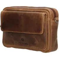 Hide & Stitches Femmes, Sac à main, Borsa a Spalla Navajo, Marron