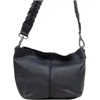 Dstrct Femmes, Sac à main, MEDEIDERUCKENT BAG Damen - Leder - Preston Park - Schwarz, Noir
