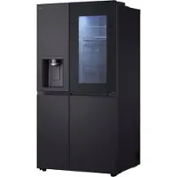LG GSXE90EVAD Side-by-Side 628 L InstaView Eis-, Crushed Ice- und Wasserspender
