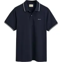 Gant T-Shirt 'Rugger' bleu foncé / blanc