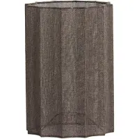 Light & Living - Abat-Jour - Disli - Marron - Textile - Ø 24cm - E27 - 2224945