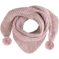 Babys Only Châle avec pompon Cool vieux rose - 3-8 ans