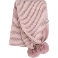 Babys Only Écharpe avec pompon Cool vieux rose - 3-8 ans