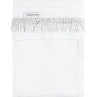 Babys Only Drap berceau ruban tissé Happiness urban taupe/ecru